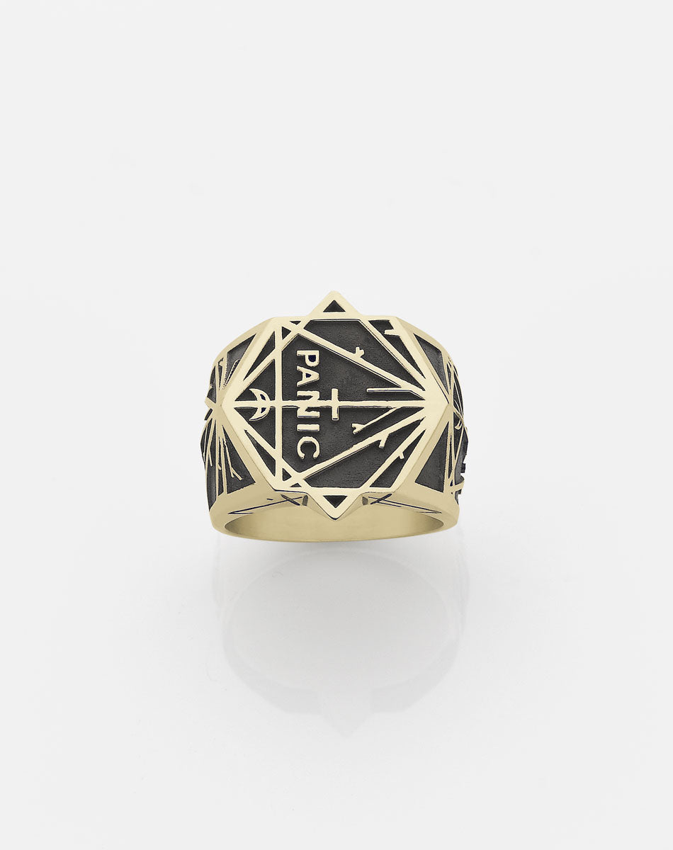 Andrew McLeod Panic Ring Oxidized | 9ct Solid Gold