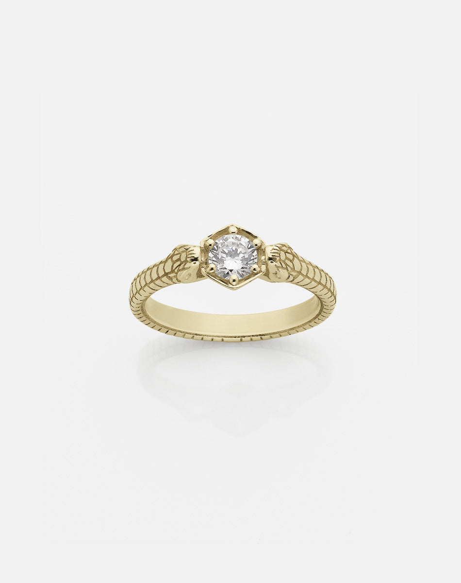 Snake Bite Ring | 9ct Solid Gold