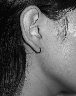 Solaire Hoops Small | 23k Gold Plated
