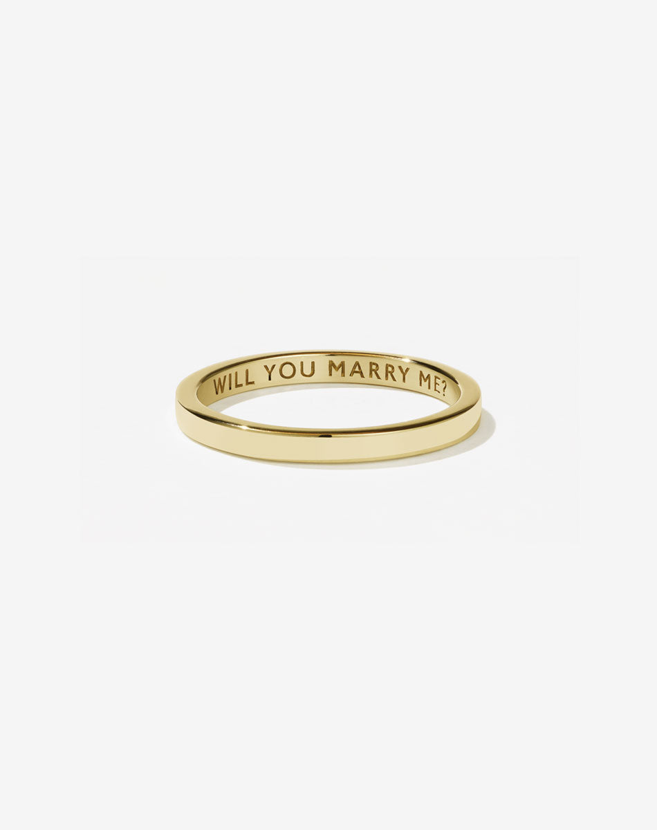 Stand In Ring | 9ct Yellow Gold
