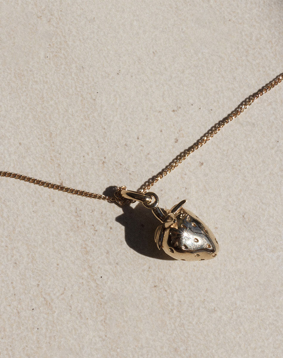 Strawberry Charm Necklace