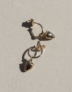 Strawberry Signature Hoops | Sterling Silver