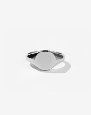 Sunset Signet Ring | Sterling Silver