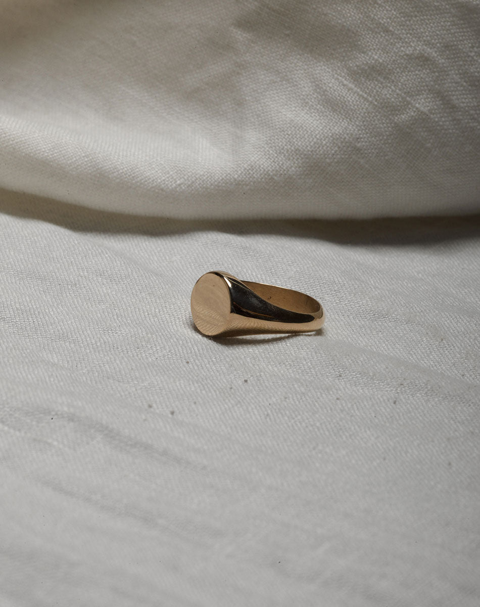 Sunset Signet Ring | Sterling Silver