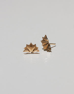 Vita Stud Earrings Small | 9ct Solid Gold