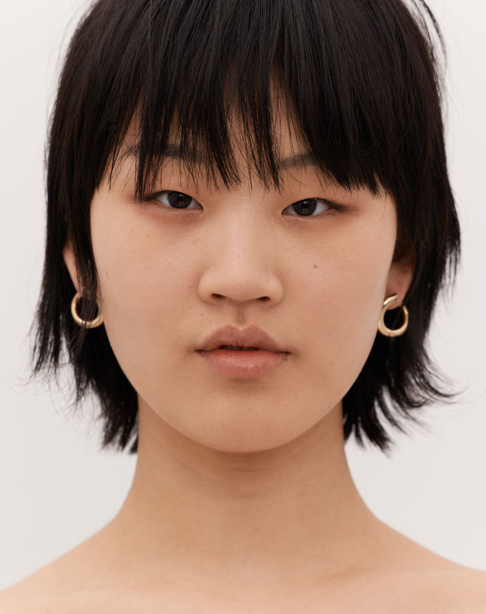 Wave Earrings Medium | Sterling Silver