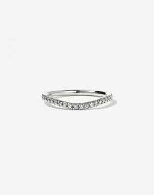 Amelie Band Pave | 9ct White Gold