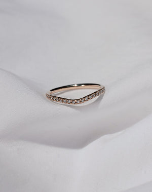 Amelie Band Pave | 18ct White Gold