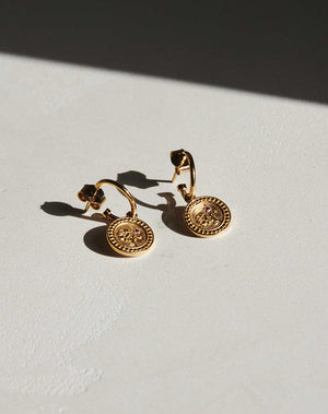 Amulet Love Earrings | 23k Gold Plated