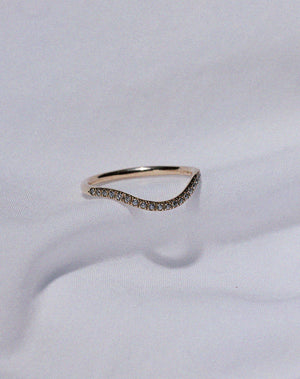 Aphrodite Band Pave | 9ct White Gold