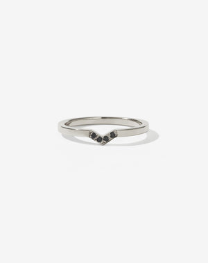 Arrow Band | 9ct White Gold