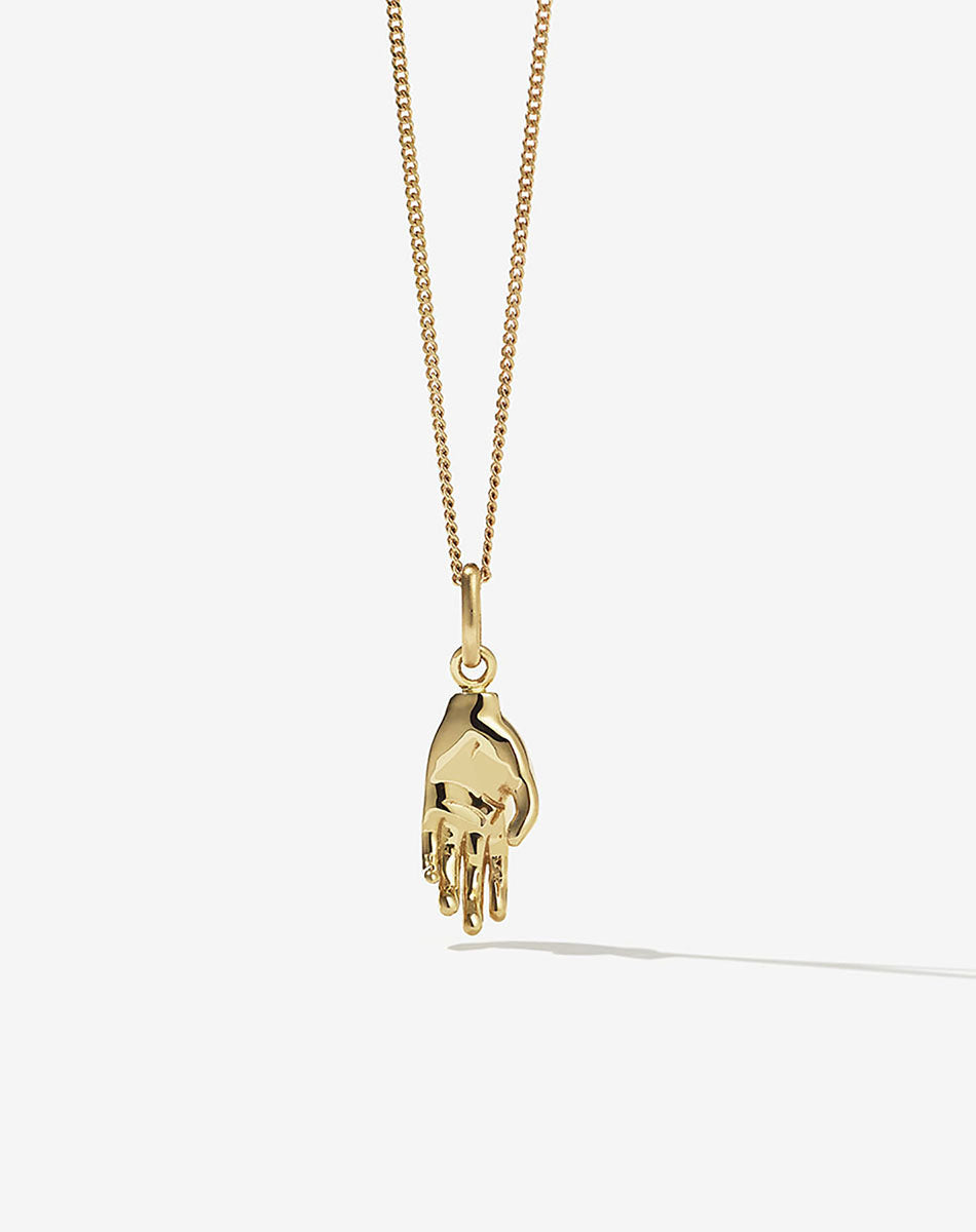 Babelogue Hand Necklace | 9ct Solid Gold
