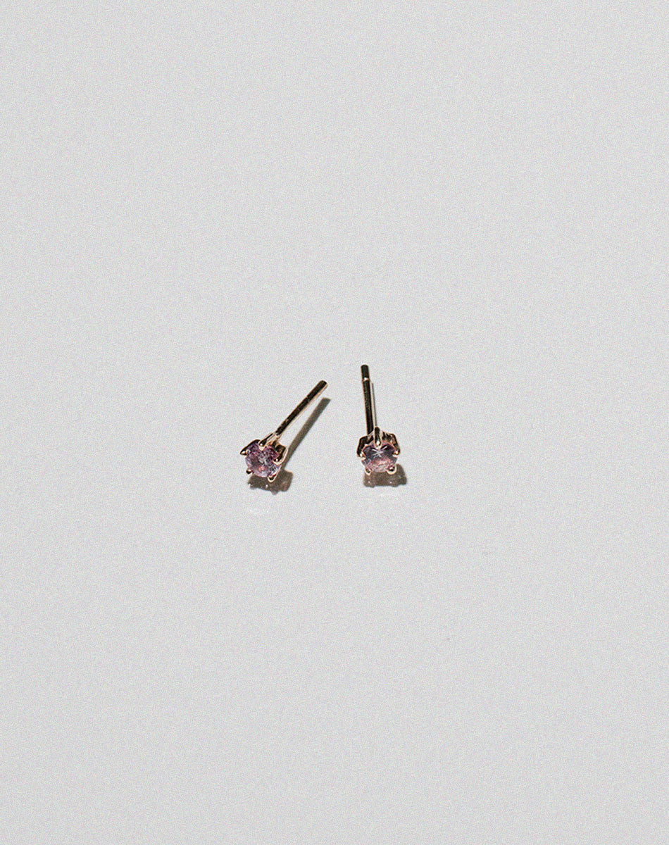 Bisous Stud Earrings 3mm | 23k Gold Plated