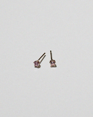 Bisous Stud Earrings 3mm | 23k Gold Plated