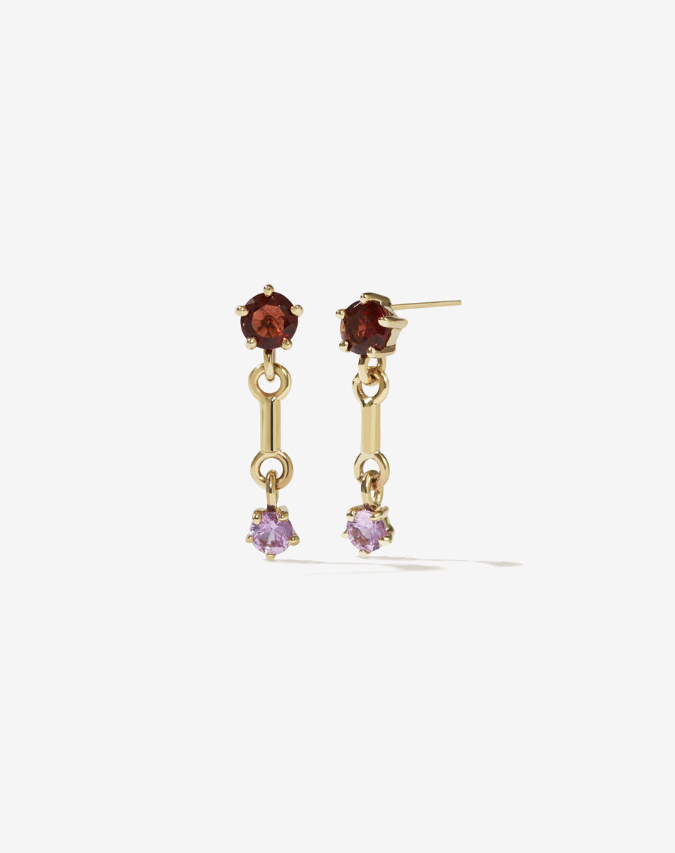 Bisous Drop Earrings | 23k Gold Plated