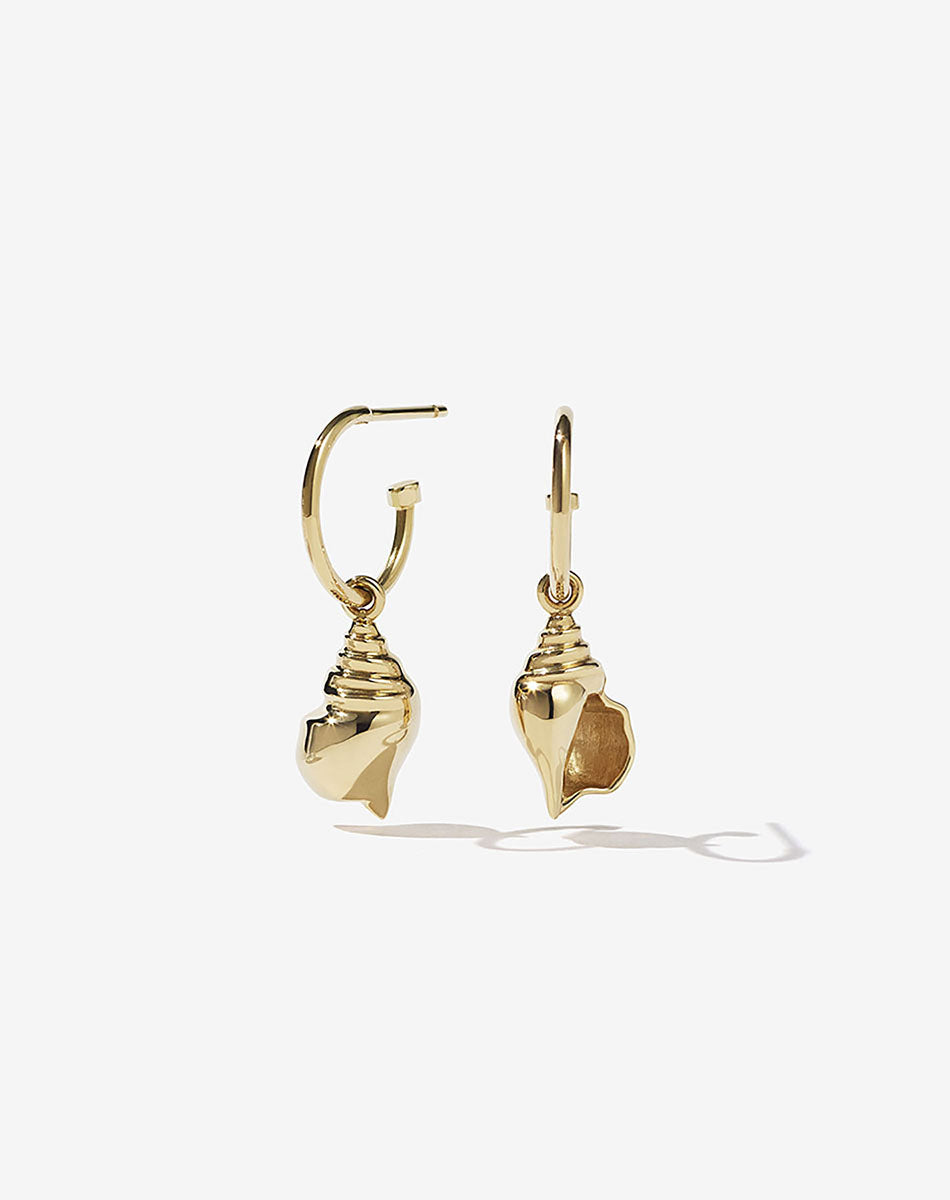 Conch Signature Hoops | 9ct Solid Gold