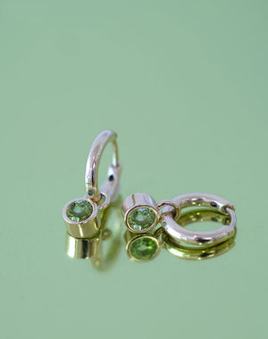 Cosmo Hoop Earrings | 23k Gold Plated