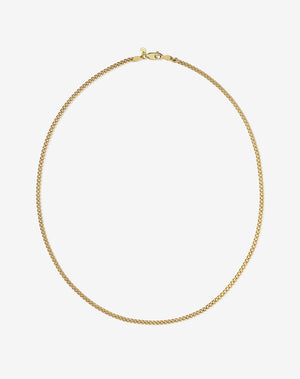 Curb Chain Necklace | 9ct Solid Gold