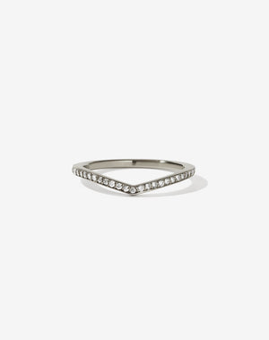 Eternity Curved Band | 18ct White Gold
