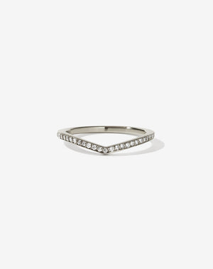 Eternity Curved Band | 9ct White Gold