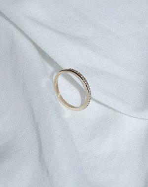 Diamond Eternity Band | 18ct Yellow Gold
