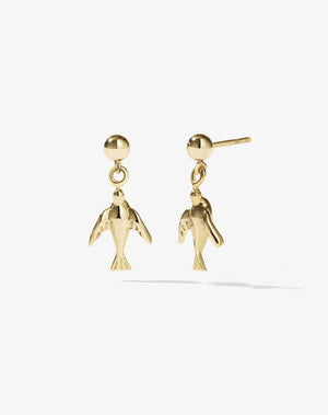 Dove Dot Studs | 9ct Solid Gold