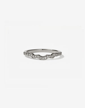 Eternal Band Pave | 18ct White Gold