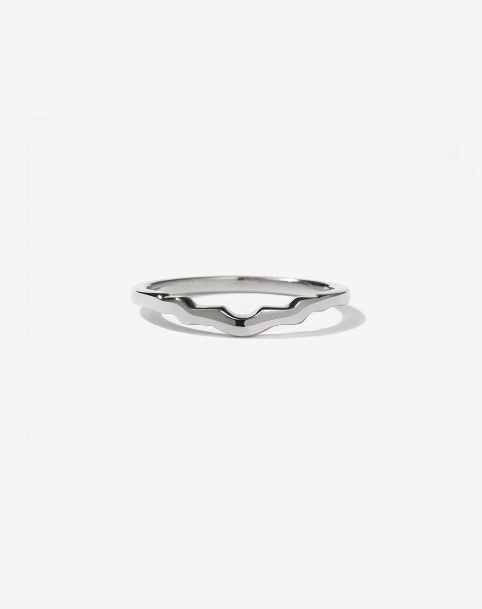 Plain Platinum Ring with Rough Finish & a Groove JL PT 580 | PGI Certified