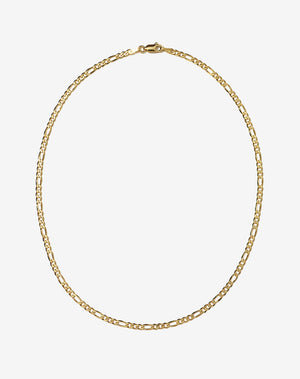 A Figaro fine chain necklace made of 9ct solid gold