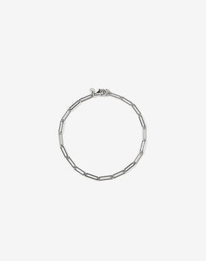 Paperclip Light Bracelet | Sterling Silver