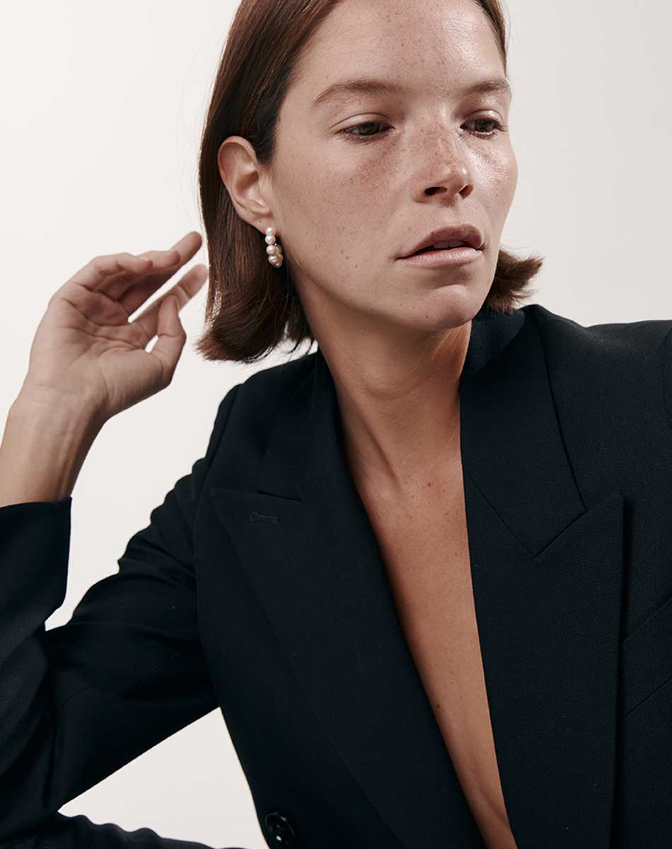 Florence Hoop Earrings | Sterling Silver