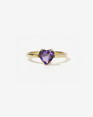 Heart Jewel Ring | 9ct Solid Gold