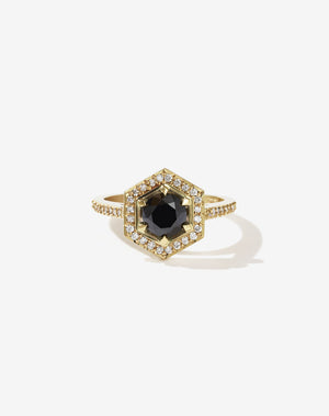 Hex Engagement Ring | 18ct Yellow Gold