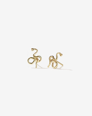 Medusa Stud Earrings | 9ct Solid Gold