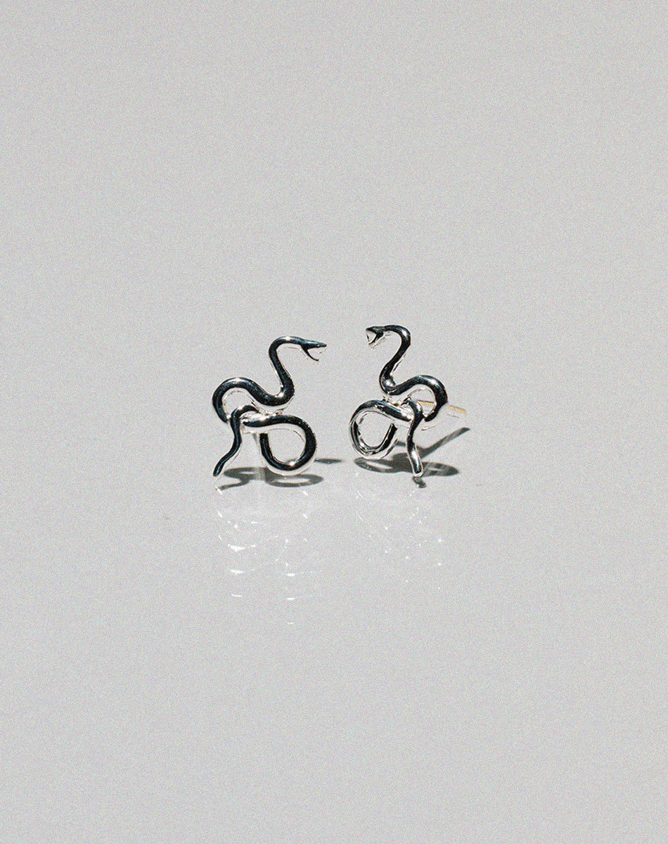 Medusa Stud Earrings | Sterling Silver
