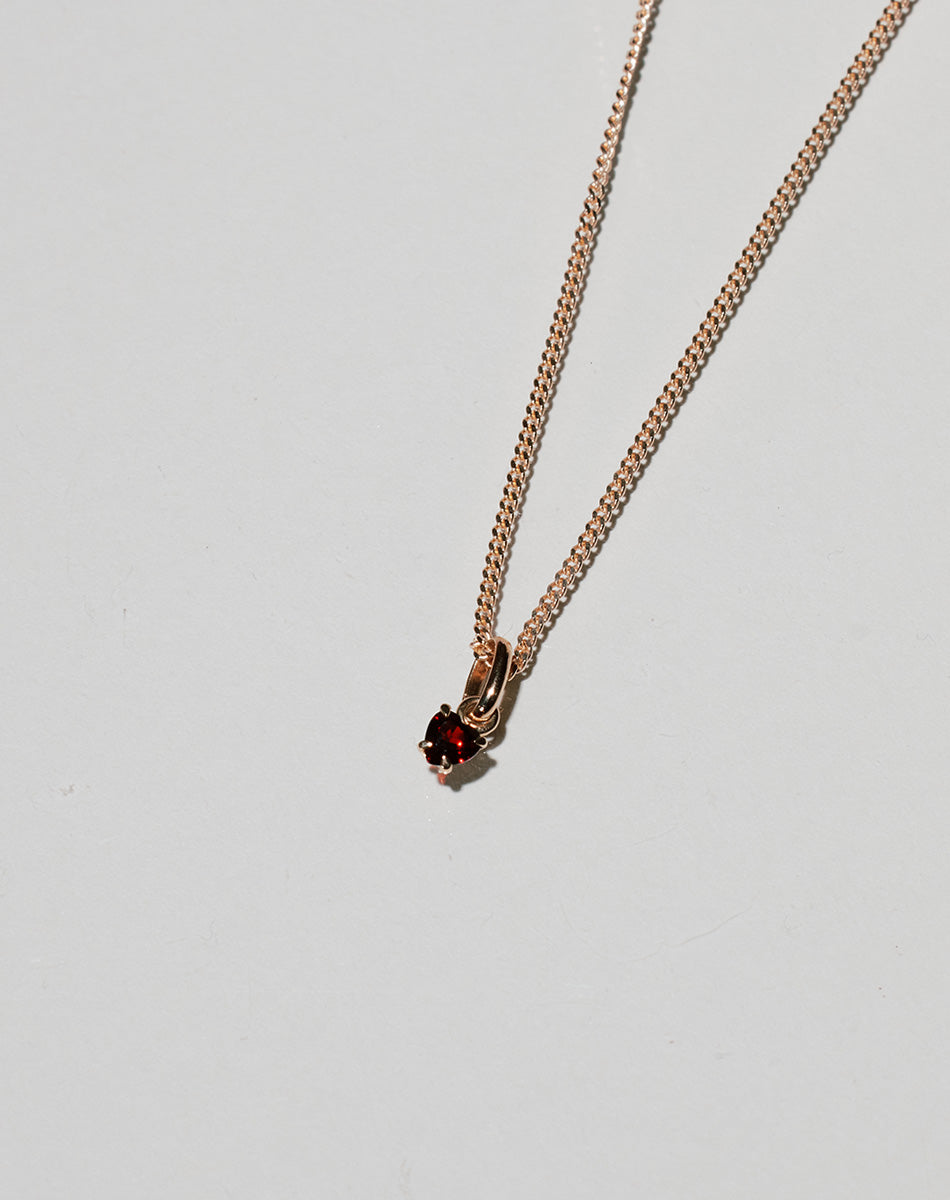 Micro Heart Jewel Necklace | Sterling Silver