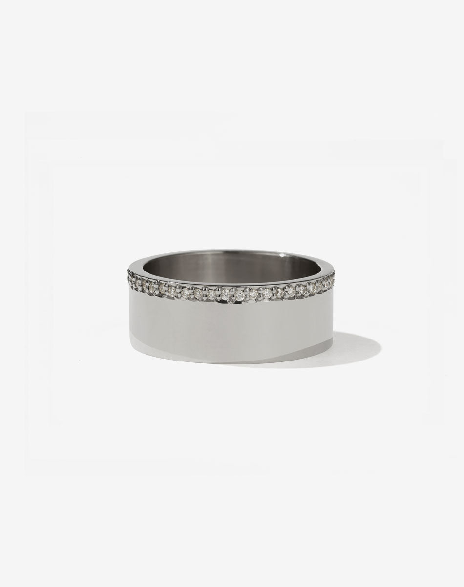 Outline Band | 18ct White Gold