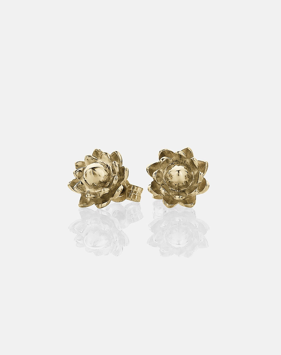 Protea Stud Earrings | 9ct Solid Gold