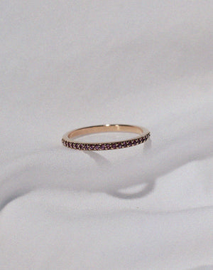 Sapphire Eternity Band | 9ct Yellow Gold