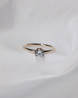 Signature Solitaire Ring | 9ct White Gold