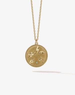Talisman Necklace | 23k Gold Plated