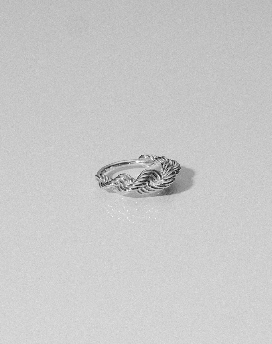 Twisted Rope Ring | Sterling Silver